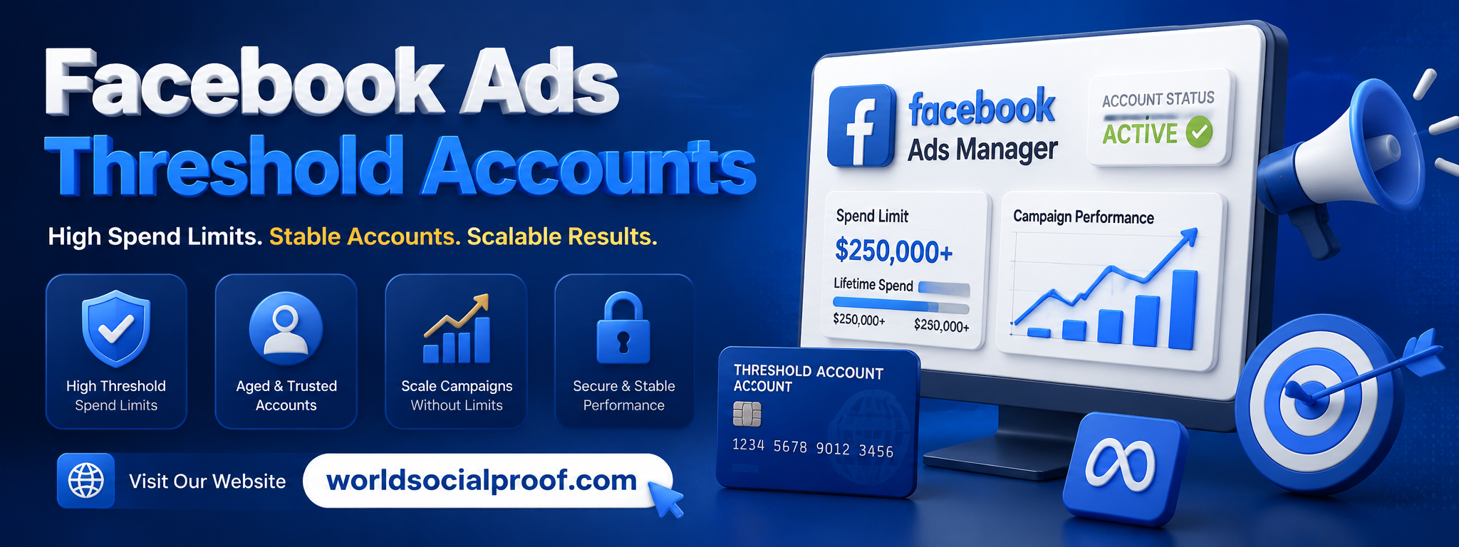 Buy Facebook Ads Threshold Accounts